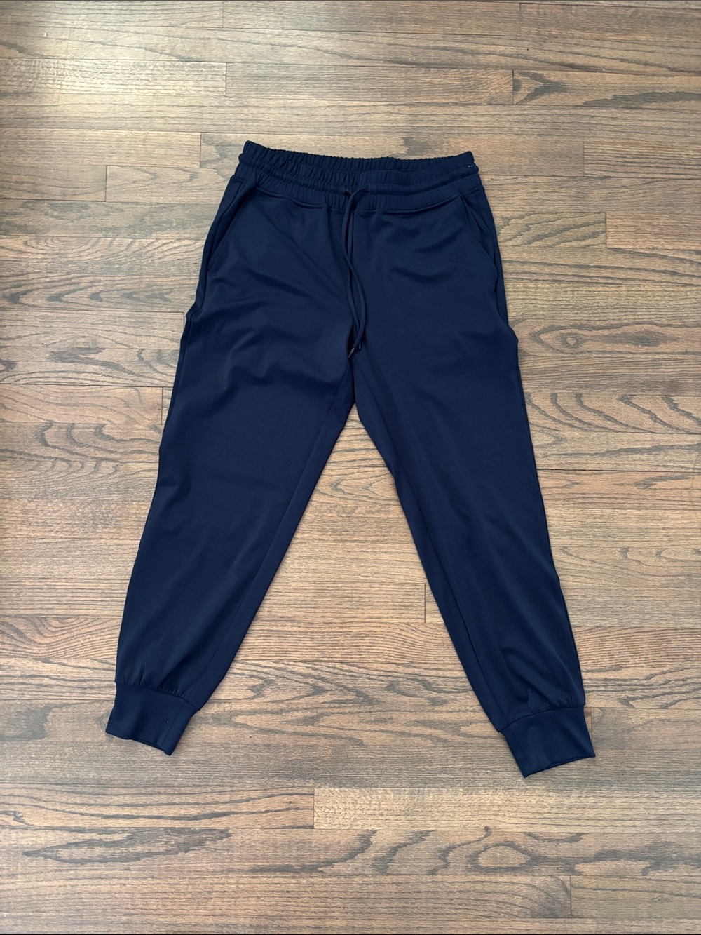 Lou & Grey Navy Jogger Pants with Elastic Waist